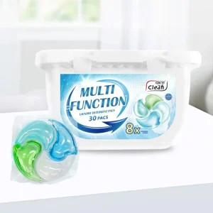 4 in 1 Laundry Detergent Pods with Long-Lasting Fragrance for Home Use