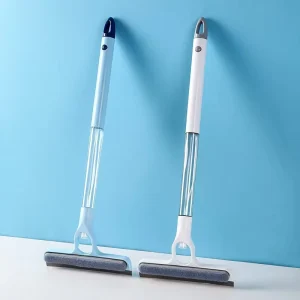 4 in 1 Long Plastic Handle Shower Mirror Window Squeegee Spray Bottle Durable Eco Friendly Plastic Squeegee Blade Replacement