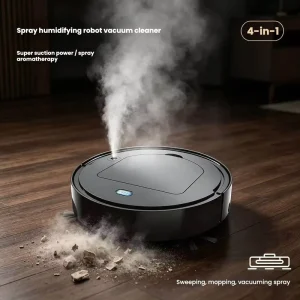 4-in-1 Robot Vacuum Cleaner with Sweeping, Mopping, Humidifying, and Spraying for Home Factory OEM ODM