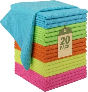 40*40 cm Reusable Microfiber Cleansing Cloth for Household Dusting Kitchen Cleaning Towel Absorbent