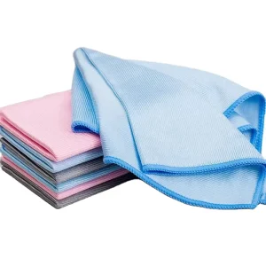 40*40cm Hot Selling Microfiber Cleaning Cloth Lint free Microfiber Glass Towel for Cleaning Window Glass Polishing Cloth