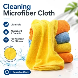 40*40cm Microfiber Household Cleaning Cloth Towel