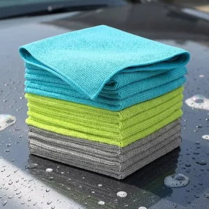 40*40cm Microfiber Towel Warp Knitted Polishing Cleaning Cloth Lint Free Home Car Kitchen Detailing Dish Towel