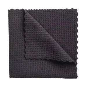 40 x 40 cm Absorbent Waffle Glass and Kitchen Cleaning Cloth, Polyester Pineapple Weave