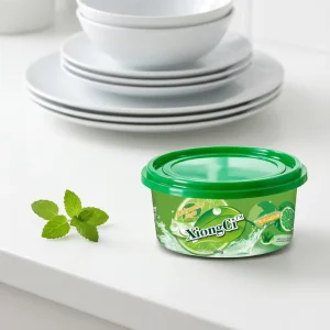 400g Dishwashing Detergent Paste with Lemon Fragrance Strong Decontamination Dish Soap Paste for Kitchenware