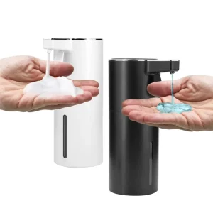 400ml Wall Mounted Automatic Soap Dispenser Foam Smart Hand Washing Machine Liquid Rechargeable Bathroom Kitchen Touchless Sensor