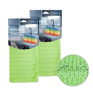 40Cmx40Cm 300Gsm 100%Polyester Microfiber Kitchen Towel Cleaning Cloths