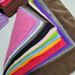40X40CM 300GSM Home Use Microfiber Towel Set Lint-free Non-stick Oil Dish Towel Rags Kitchen Cleaning Cloth