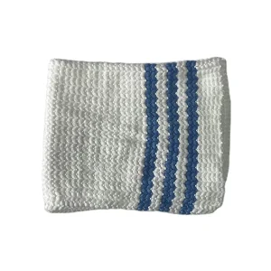 40X40CM White Cleaning Cloth Wiping Cloth Floor Rags with Water Absorbent Microfiber Cloth