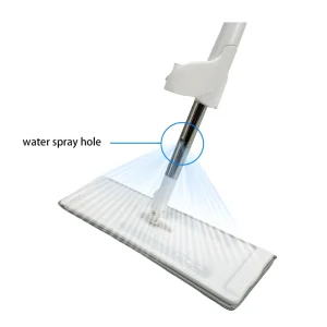 40cm Hand-Free Microfiber Stainless Steel Water Spray Mop for Home Floor Cleaning
