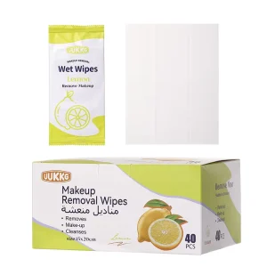 40pcs Natural Alcohol free Soft Household Cleaning Use Skin care Wet Wipes Facial Wet Wipes China OEM ODM UU12