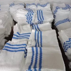 40×40 cm White Water-Absorbent Microfiber Floor Cleaning Cloth