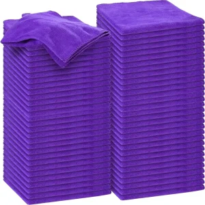 40x40cm 300GSM Microfiber Towel, 80% Polyester 20% Polyamide, for Car and Kitchen Polishing