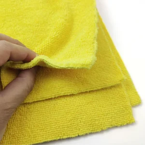 40x40cm 400gsm Microfiber Warp-Knitted Pearl Edgeless Cleaning Towel