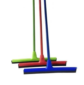 42cm Wide Plastic Floor Wiper Squeegee Mop Head Economic Plastic Water Push Floor Squeegee With Wooden Handle