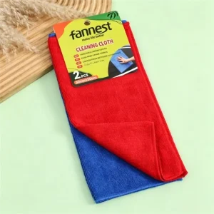 4503 2Pcs Woven Polyester Polyamide Microfiber Cleaning Cloth 30*30cm 220gsm Edged Lint Free Super Absorbent Kitchen Dish