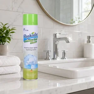450ml Citrus Scented Bathroom Foam Cleaner Spray for Toilet and Sink Stains