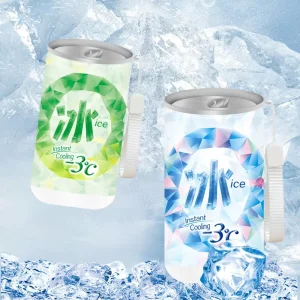 45PCS Mint Flavor New Design Instant Cooling Exquisite Wet Wipes Can Cleansing Wipes with Effective Cooling Effect