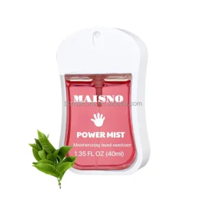 45ml Custom Scented Alcohol-Based Hand Sanitizing Spray with Logo Kills 99.99% Bacterials
