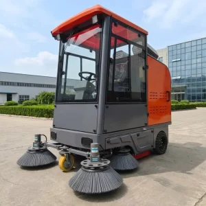 48V Electric Street Sweeping Industrial Vacuum Sweeper with 1500W Motor