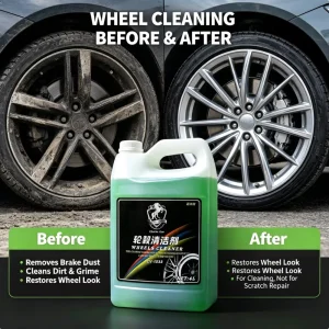 4L Professional Alloy Wheel Cleaner Rim Shine Brake Dust Remover Degreaser Fast Acting Iron Particles Decontamination Spray