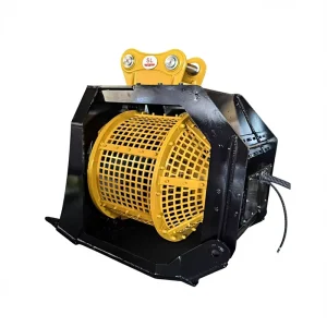 5-6 Ton Carbon Steel Hydraulic Pressure Excavator Sieve Bucket with Bucket Teeth for Construction Farm Industries