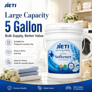 5 Gallon Big Capacity Laundry Softener Detergent Liquid Rose Jasmine Lavender Fresh Ocean OEM ODM Supplier