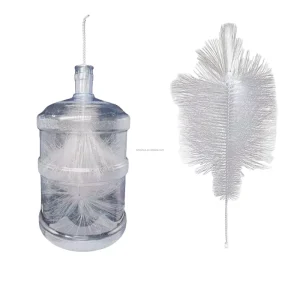 5-Gallon Bottle Scrub Brush with Pure Nylon Bristles for Water Dispenser Bottles, Buckets, and Carboys