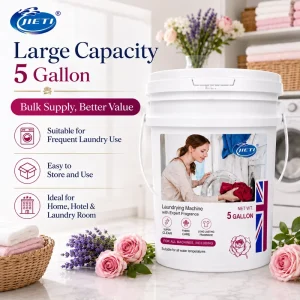 5 Gallon Laundry Liquid Rose Lavender Fragrance Detergent Liquid Laundry OEM Private Label Factory Supplier