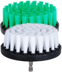 5-Inch Flat Drill-Powered Cleaning Brush for Car and Household Use