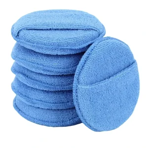 5-Inch Foam Car Polishing Pad and Microfiber Car Wash Sponge