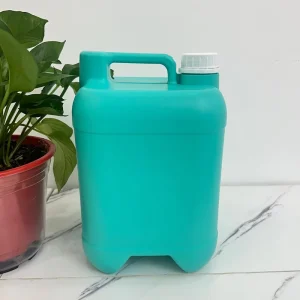 5 Liter HDPE Blue Plastic Container Water Jerry Can Empty Liquid Chemical Drum Square Bucket with Handle