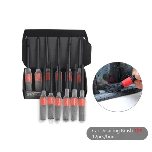 5-Piece Cleaning Brush Set Long Handle Soft Brushes for Car Interior Cleaning