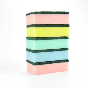 5-Piece Thick Kitchen Scrubber Sponge Pads for Dish and Pot Cleaning