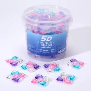 5-in-1 Camellia Multi-Fragrance Laundry Detergent Pods Refill Size Long-Lasting Fragrance Softening Powerful Stain Detergent