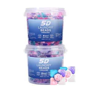 5 in 1 Concentrated Liquid Laundry Detergent Pods with Fabric Softener