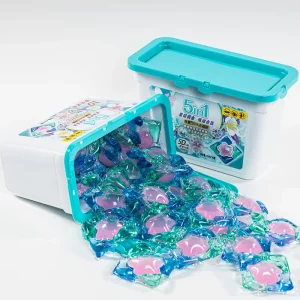 5 in 1 Custom Laundry Detergent Pods with Lasting Fragrance Low Foam Softening and Color Protection