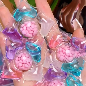 5 in 1 Disposable Laundry Detergent Pods with Gel Beads