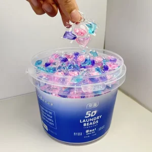 5 in 1 Eco Friendly Disposable Laundry Detergent Capsules with Scent Boosters