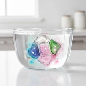 5 in 1 Eco Friendly Disposable Water Soluble Laundry Detergent Pods Fruit Fragrance 8g Beads Bulk Gel for Apparel Factory