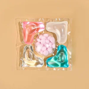 5-in-1 Eco-Friendly Laundry Capsules Disposable Washing Pods Long-Lasting Perfume Apparel Scent Boosters