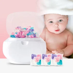 5-in-1 Eco-Friendly Laundry Detergent Pods with Fragrance Beads