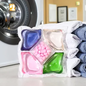 5-in-1 Eco Laundry Pods 8g Hypoallergenic Detergent Beads OEM ODM Bulk Manufacturer