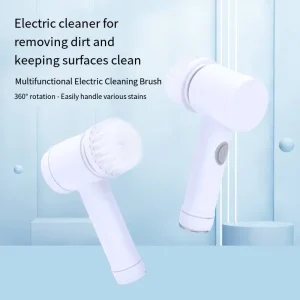5-in-1 Electric Spin Scrubber, IPX7 Waterproof, for Bathroom, Kitchen, and Car Interior Detailing