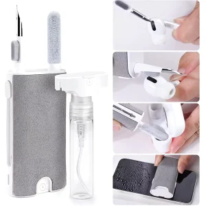 5 in 1 Headphone Wireless Earbuds Cleaning Pen Cleaner Brush Multifunctional Earphone Keyboard Cleaning Tool Kit