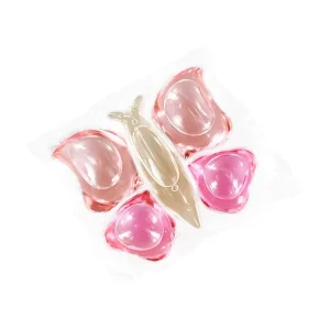 5-in-1 Hypoallergenic Fruit Scented 12g Eco-Friendly Laundry Beads Multipurpose Cleaning Capsules Stain Removal Disposable