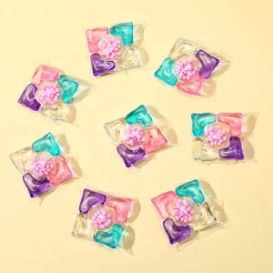5 in 1 Laundry Detergent Pods Long Lasting Fragrance Stain Removing Fabric Softening Concentrated Liquid 8g Factory Direct
