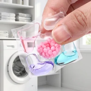 5 in 1 Laundry Detergent Pods for Washing Machines with Stain Remover and Softener