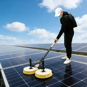 5.5 Meter Factory Direct Handheld Single Head Solar Panel Cleaning Tool Brush for PV Solar Panel Cleaning