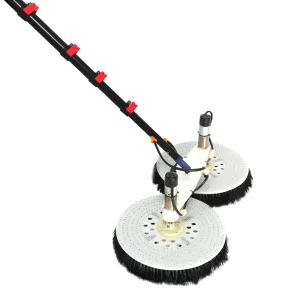 5.5m Electric Solar Panel Brush With Double Head Outdoor Tool Window Power Machine Cleaning Brush